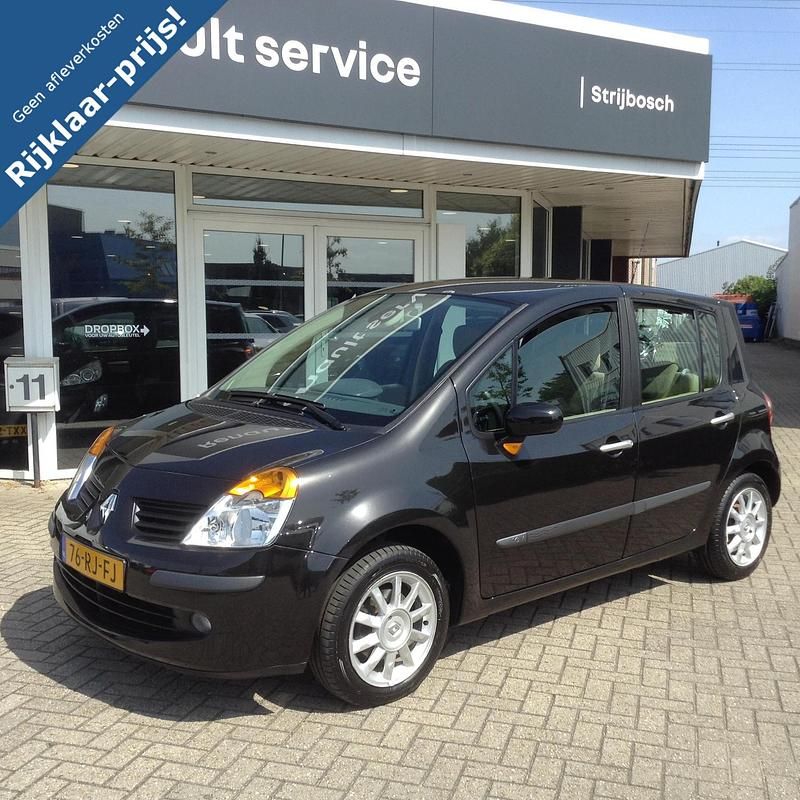 Zwart Gebruikt 2005 Renault Modus Dynamique MPV | € 4.250 - Afbeelding 1/4