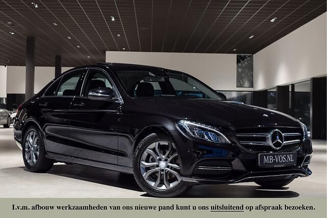 Zwart Gebruikt 2014 Mercedes C180 Avantgarde Sedan | € 15.950 (Eerlijke prijs) - Afbeelding 1/4