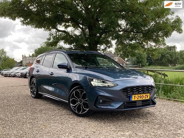 Blauw Gebruikt 2019 Ford Focus ST-Line Stationwagen | € 13.975 (Eerlijke prijs) - Afbeelding 1/4