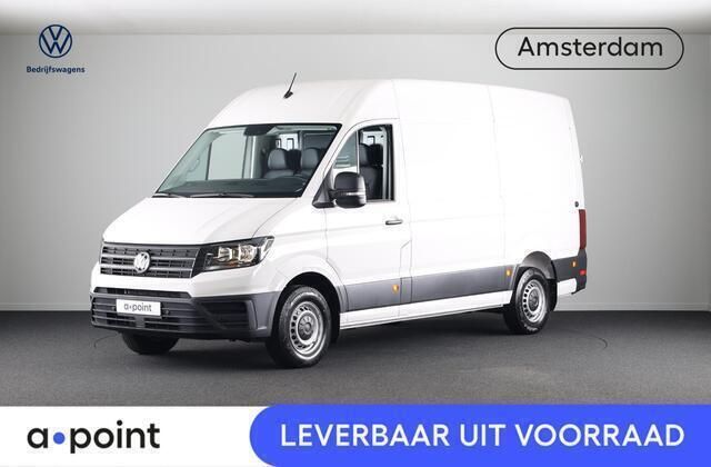 Wit Nieuw 2024 VW Crafter Highline Van | € 41.435 (Super prijs) - Afbeelding 1/2