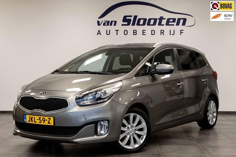 Grijs (metallic) Gebruikt 2016 Kia Carens MPV | € 13.950 (Eerlijke prijs) - Afbeelding 1/4