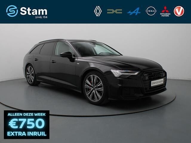 Zwart Gebruikt 2021 Audi A6 Competition Stationwagen | € 39.990 (Super prijs) - Afbeelding 1/4