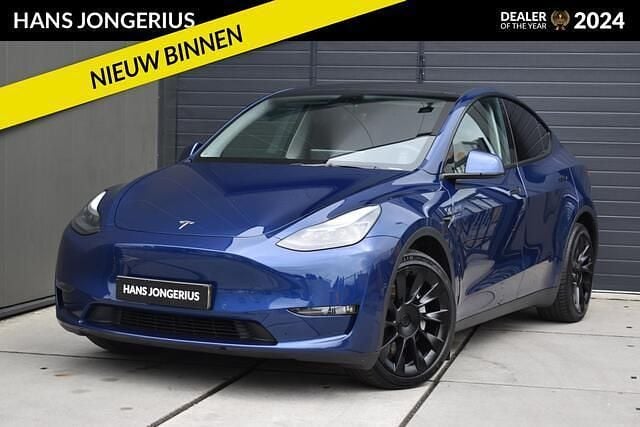 Blauw Gebruikt 2021 Tesla Model Y Long Range SUV | € 31.949 (Goede deal) - Afbeelding 1/4
