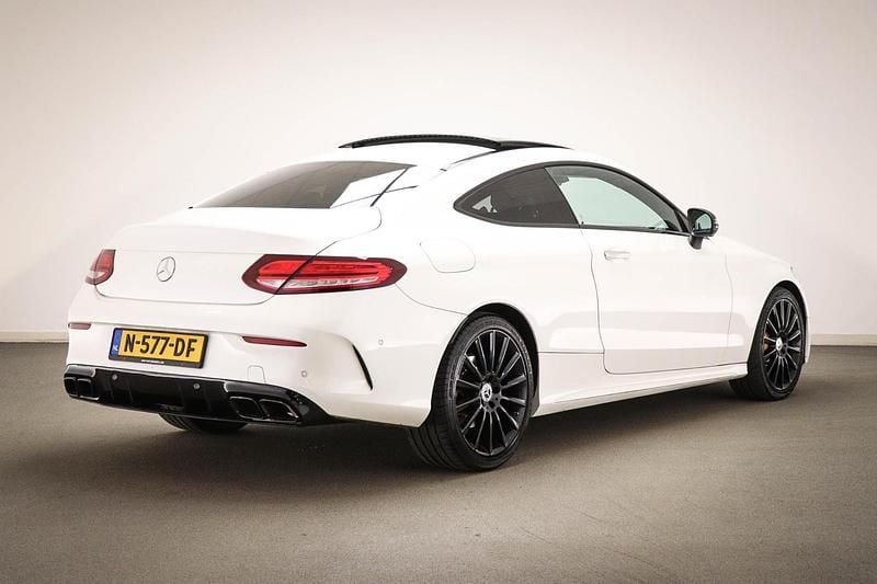 Occasion Mercedes C200 AMG Line Premium Plus 2021 Wit Coupé