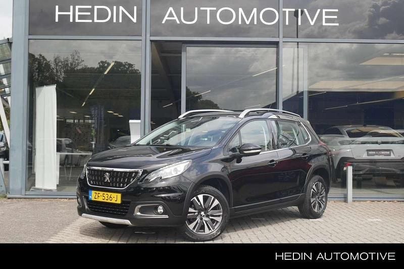 Zwart Gebruikt 2019 Peugeot 2008 Allure SUV | € 12.945 (Super prijs) - Afbeelding 1/3