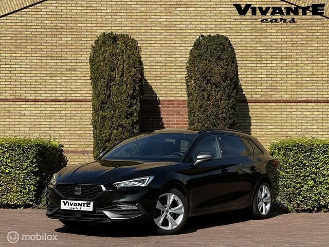Zwart Gebruikt 2021 Seat Leon Business Stationwagen | € 17.995 (Eerlijke prijs) - Afbeelding 1/4