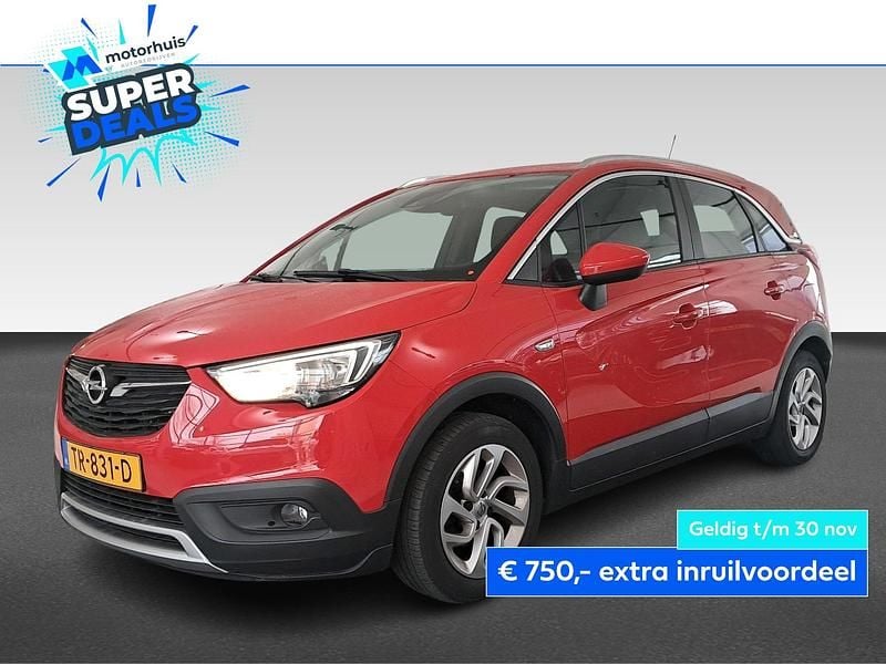 Rood Gebruikt 2018 Opel Crossland X Innovation SUV | € 10.940 (Goede deal) - Afbeelding 1/4