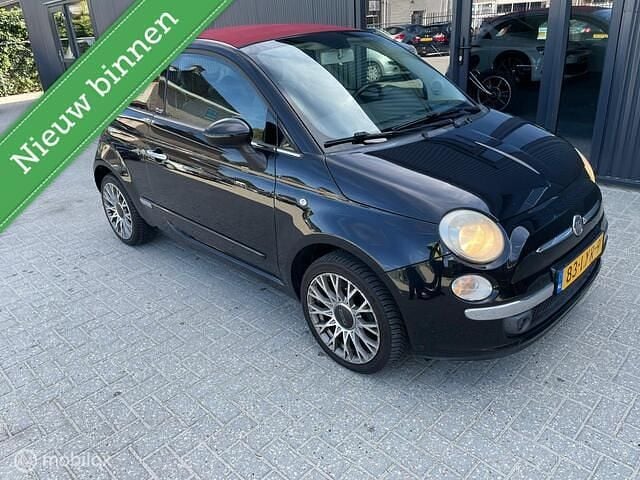 Zwart Gebruikt 2010 Fiat 500C Pop Cabriolet | € 4.750 (Iets duurder) - Afbeelding 1/4