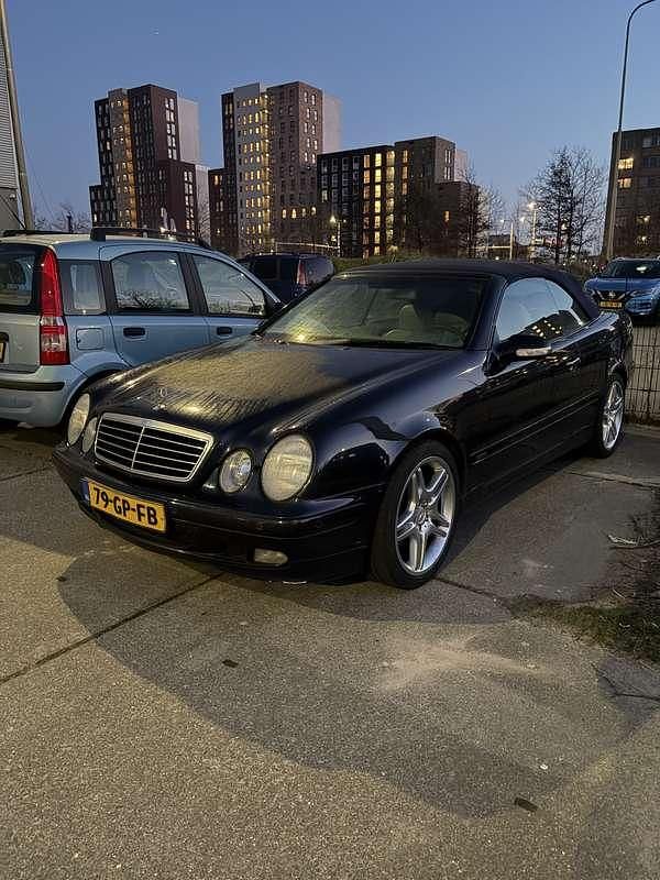 Occasion Mercedes CLK200 Elegance 163 PK (119 kW) 2001 Blauw Cabriolet