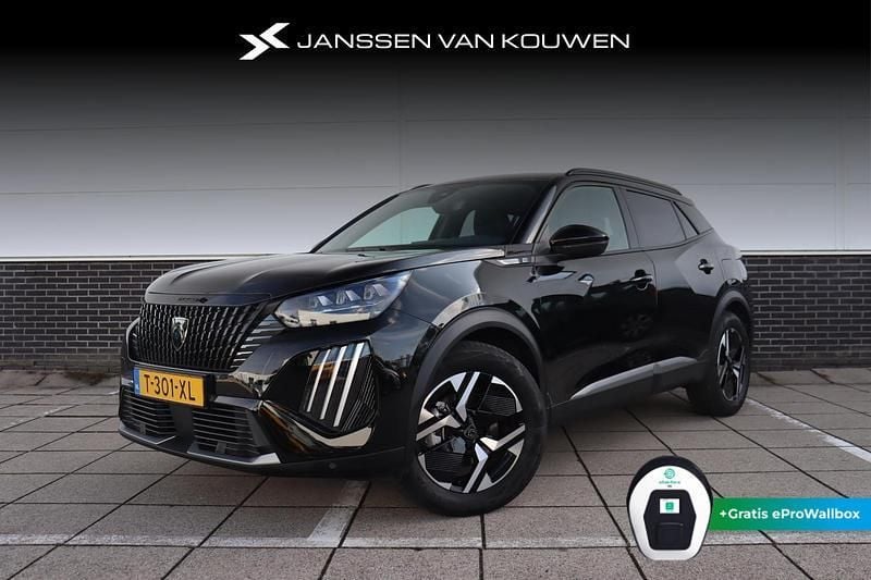 Zwart Gebruikt 2023 Peugeot e-2008 GTi SUV | € 27.885 (Eerlijke prijs) - Afbeelding 1/4