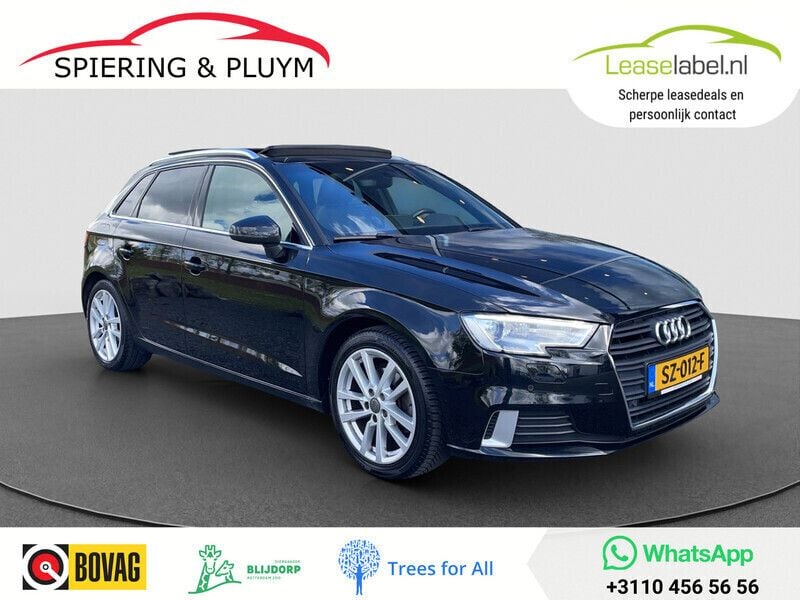 Zwart, metallic lak Gebruikt 2017 Audi A3 Sportback Design Hatchback | € 19.900 (Eerlijke prijs) - Afbeelding 1/4