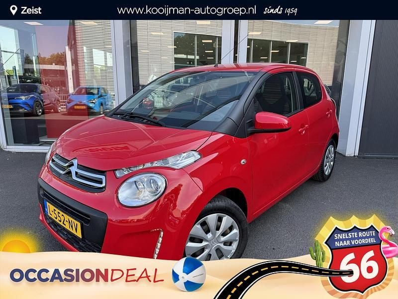 Rood Gebruikt 2021 Citroën C1 Feel Hatchback | € 8.745 (Goede deal) - Afbeelding 1/4