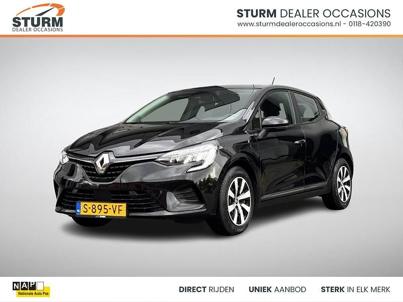 Zwart Gebruikt 2023 Renault Clio V Equilibre Hatchback | € 16.579 (Eerlijke prijs) - Afbeelding 1/4