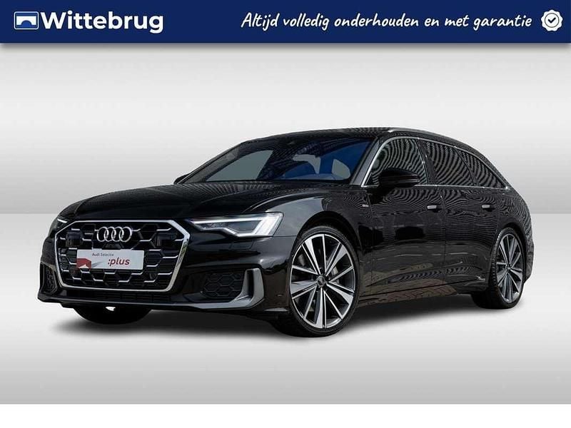 Zwart Gebruikt 2025 Audi A6 S-Line Stationwagen | € 61.950 (Iets duurder) - Afbeelding 1/3