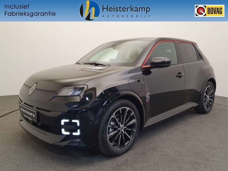 Zwart Nieuw 2025 Renault R5 Iconic Hatchback | € 34.950 (Iets duurder) - Afbeelding 1/4