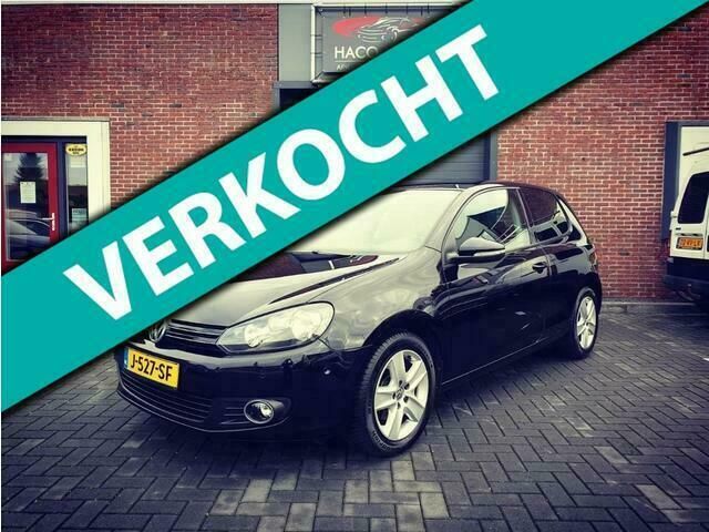 Zwart Gebruikt 2010 VW Golf VI Highline Hatchback | € 5.750 (Eerlijke prijs) - Afbeelding 1/4