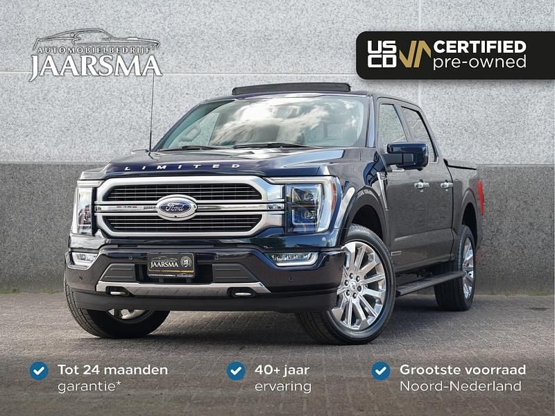 Blauw Gebruikt 2022 Ford F-150 Limited Pickup | € 69.900 - Afbeelding 1/4