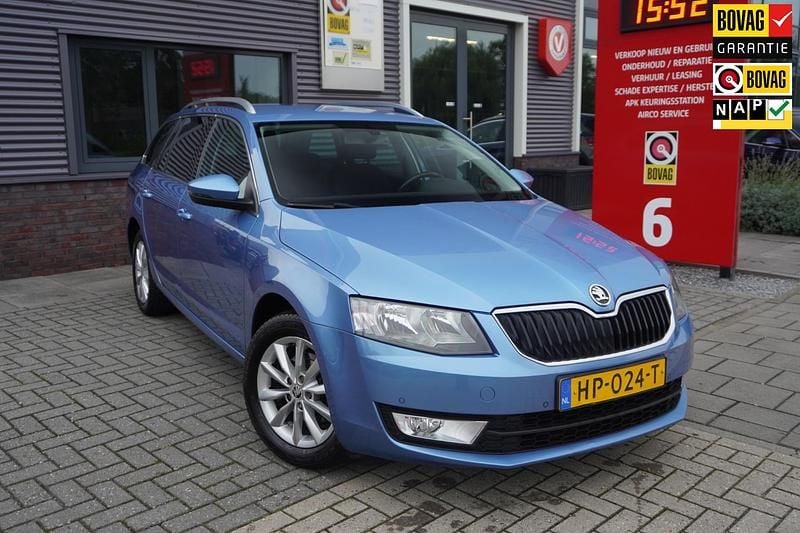 Occasion Skoda Octavia G-TEC Business Line 110 PK (80 kW) 2015 Blauw Stationwagen