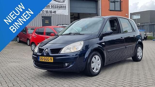 Blauw, metallic lak Gebruikt 2008 Renault Scénic II Business MPV | € 2.999 (Iets duurder) - Afbeelding 1/4
