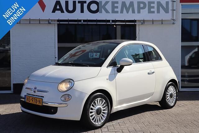 Wit Gebruikt 2010 Fiat 500 Pop Hatchback | € 2.995 (Eerlijke prijs) - Afbeelding 1/4