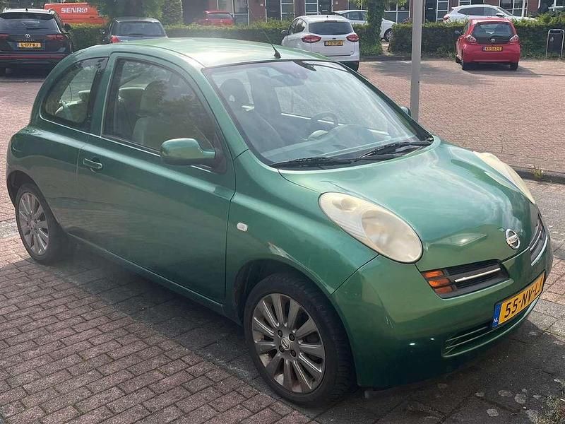 Groen Gebruikt 2004 Nissan Micra Acenta Hatchback | € 1.950 (Eerlijke prijs) - Afbeelding 1/4
