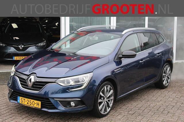 Blauw Occasion 2018 Renault Mégane GrandTour LIMITED Stationwagen | € 8.888 (Eerlijke prijs) - Afbeelding 1/4