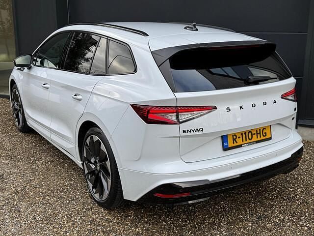 Occasion Skoda Enyaq iV SportLine 132 kW (180 PK) 2022 Wit SUV