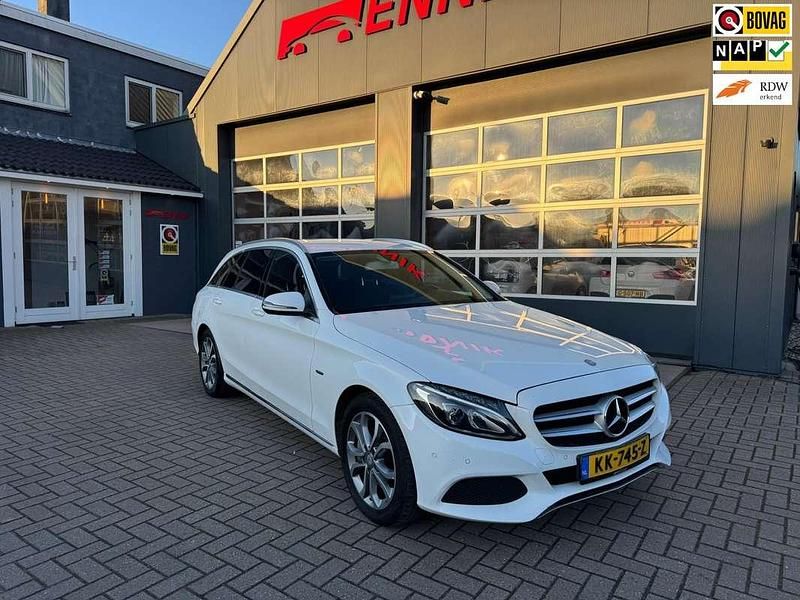 Occasion Mercedes C350e Edition 211 PK (155 kW) 2016 Wit Stationwagen