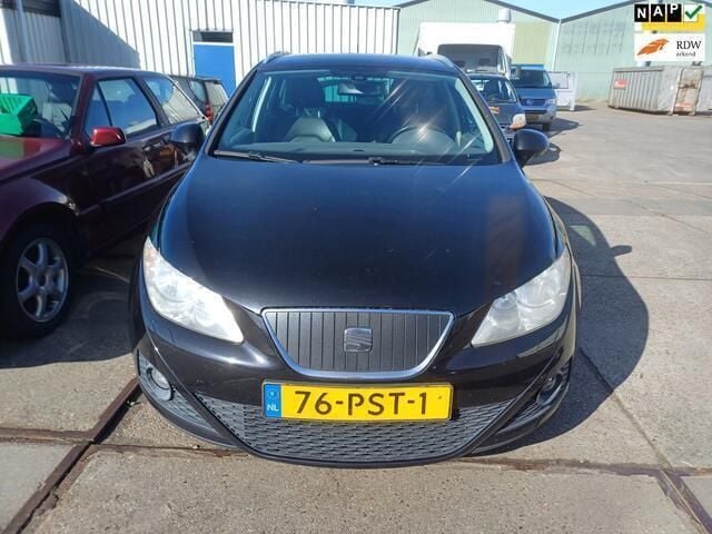 Zwart Gebruikt 2011 Seat Ibiza ST Ecomotive Stationwagen | € 1.150 (Super prijs) - Afbeelding 1/4