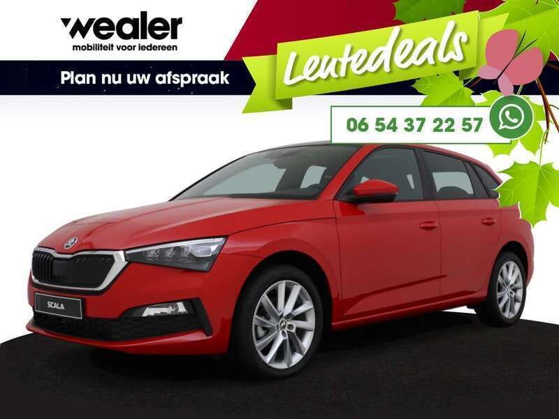 Rood Gebruikt 2020 Skoda Scala Sport Hatchback | € 28.780 - Afbeelding 1/4