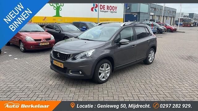 Grijs Gebruikt 2019 Peugeot 2008 Signature Sky SUV | € 11.945 (Super prijs) - Afbeelding 1/4