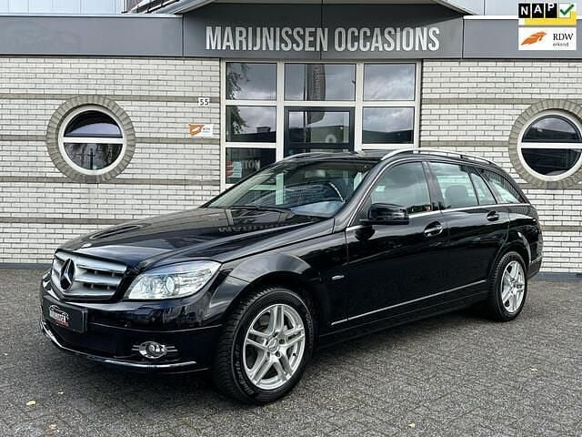 Zwart Gebruikt 2009 Mercedes C180 Avantgarde Stationwagen | € 9.495 (Eerlijke prijs) - Afbeelding 1/4