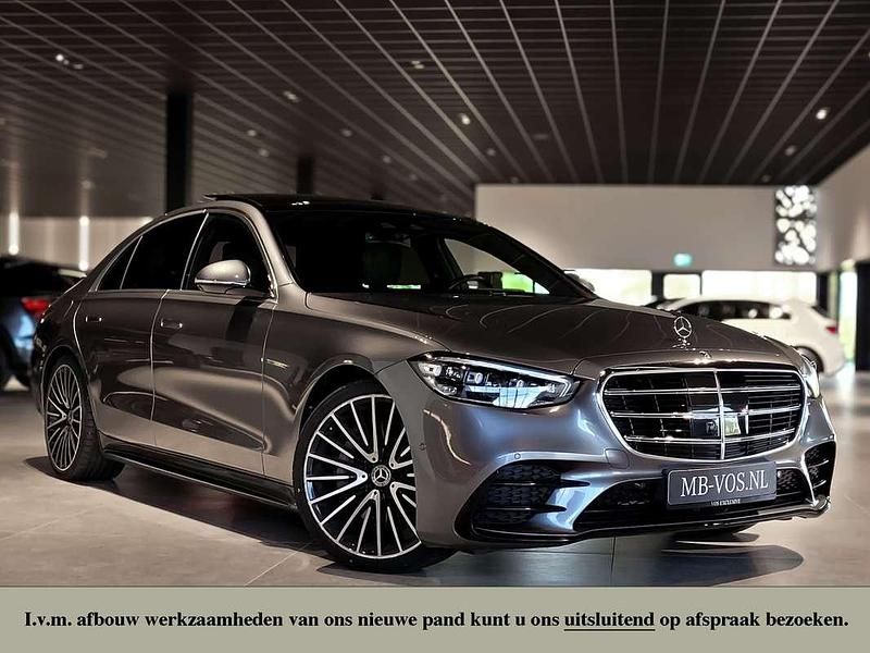 Grijs Gebruikt 2021 Mercedes S400 AMG Sedan | € 99.950 - Afbeelding 1/4