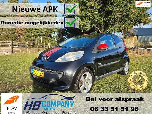 Occasion Peugeot 107 Sport 68 PK (50 kW) 2007 Zwart Hatchback