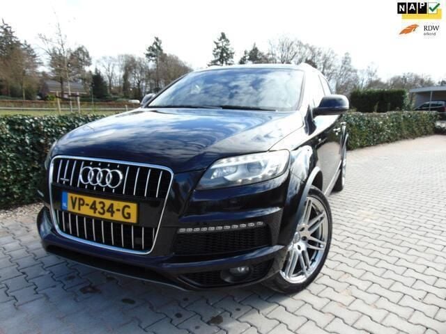 Zwart Gebruikt 2010 Audi Q7 S-Line SUV | € 13.950 (Eerlijke prijs) - Afbeelding 1/4
