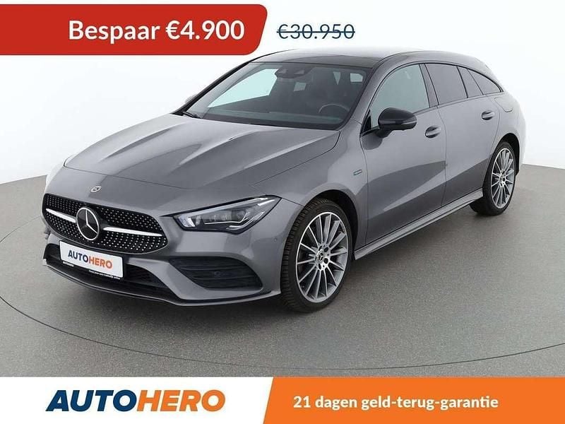 Grijs Gebruikt 2020 Mercedes CLA250e Shooting Brake AMG line Stationwagen | € 26.249 (Super prijs) - Afbeelding 1/3