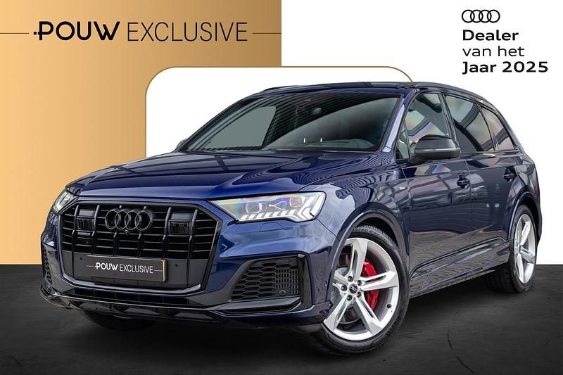 Blauw Gebruikt 2021 Audi Q7 Competition SUV | € 69.500 (Eerlijke prijs) - Afbeelding 1/4