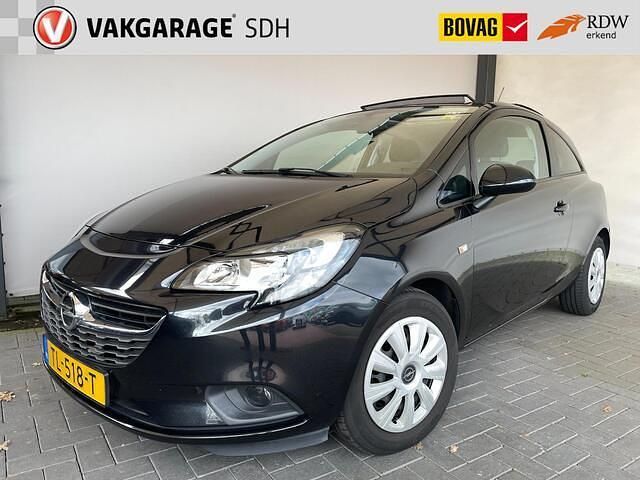 Zwart Gebruikt 2015 Opel Corsa Cosmo Hatchback | € 7.950 (Iets duurder) - Afbeelding 1/4