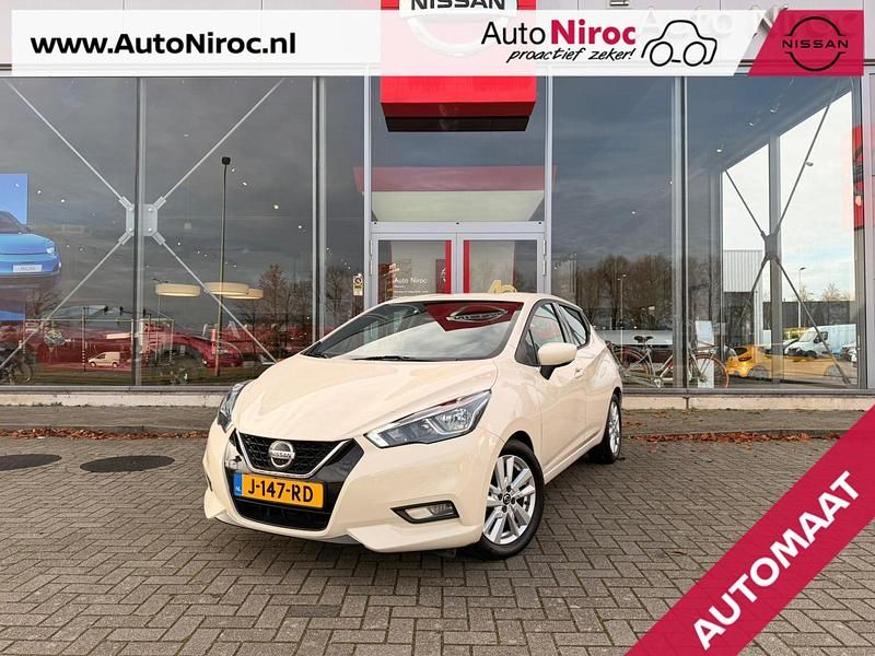 Wit Occasion 2020 Nissan Micra N-Connecta Hatchback | € 15.640 (Duur) - Afbeelding 1/4
