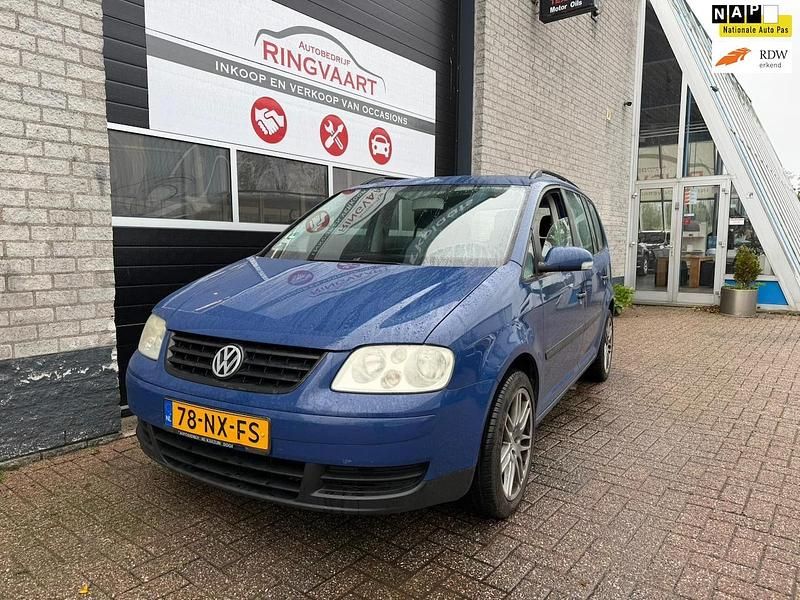 Blauw Gebruikt 2004 VW Touran MPV | € 1.199 (Eerlijke prijs) - Afbeelding 1/4