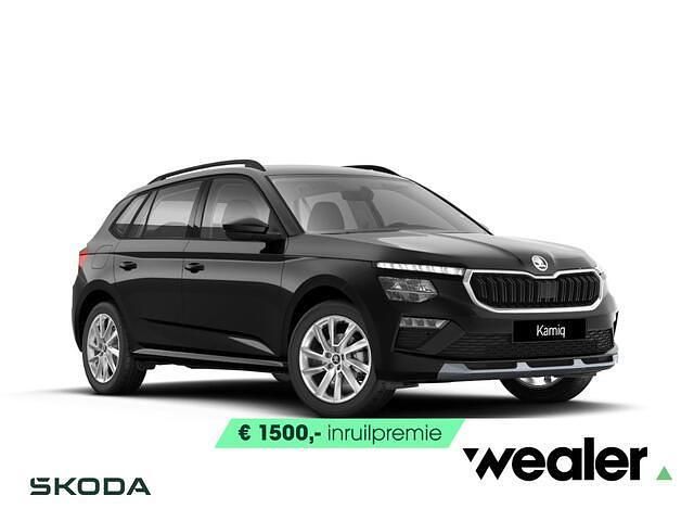 Zwart Nieuw 2025 Skoda Kamiq Selection SUV | € 35.440 (Duur) - Afbeelding 1/4