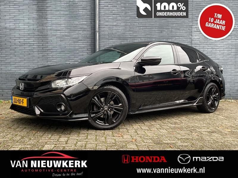 Zwart Gebruikt 2019 Honda Civic Black Edition Hatchback | € 20.900 (Iets duurder) - Afbeelding 1/4