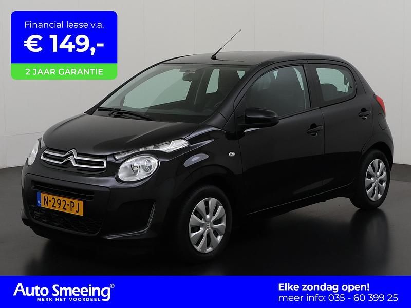 Zwart Gebruikt 2021 Citroën C1 Feel Hatchback | € 11.945 (Eerlijke prijs) - Afbeelding 1/4