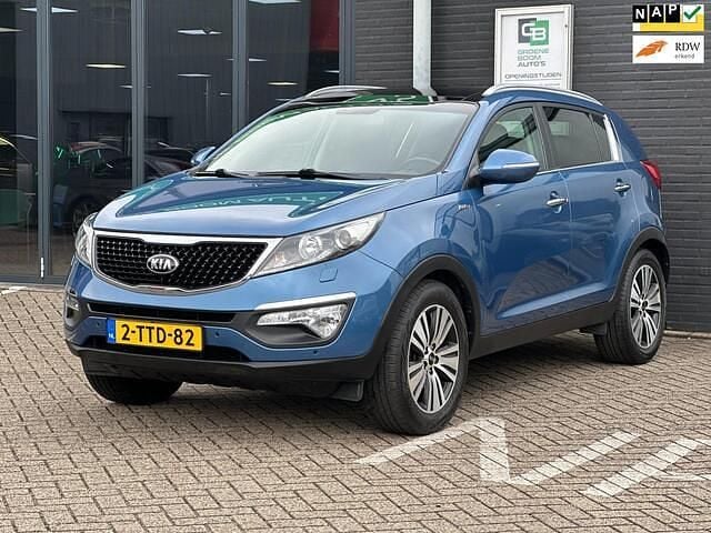 Blauw Occasion 2014 Kia Sportage SUV | € 12.999 (Eerlijke prijs) - Afbeelding 1/4