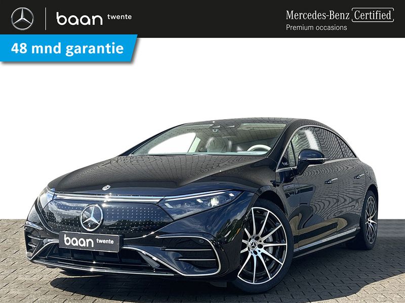 Zwart Gebruikt 2024 Mercedes EQS450+ AMG line Hatchback | € 99.900 - Afbeelding 1/4