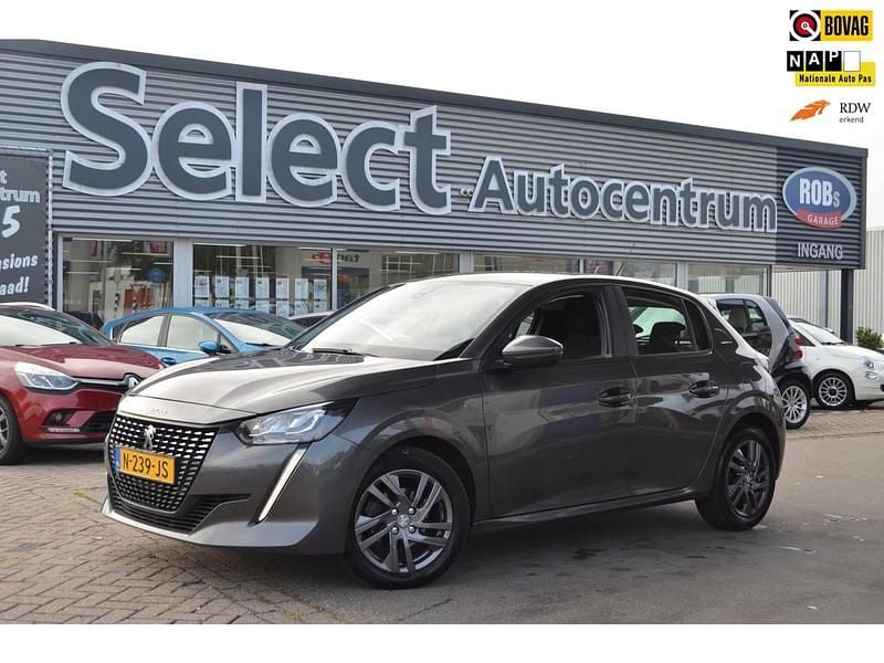 Grijs Gebruikt 2021 Peugeot 208 Active Hatchback | € 11.840 (Eerlijke prijs) - Afbeelding 1/4