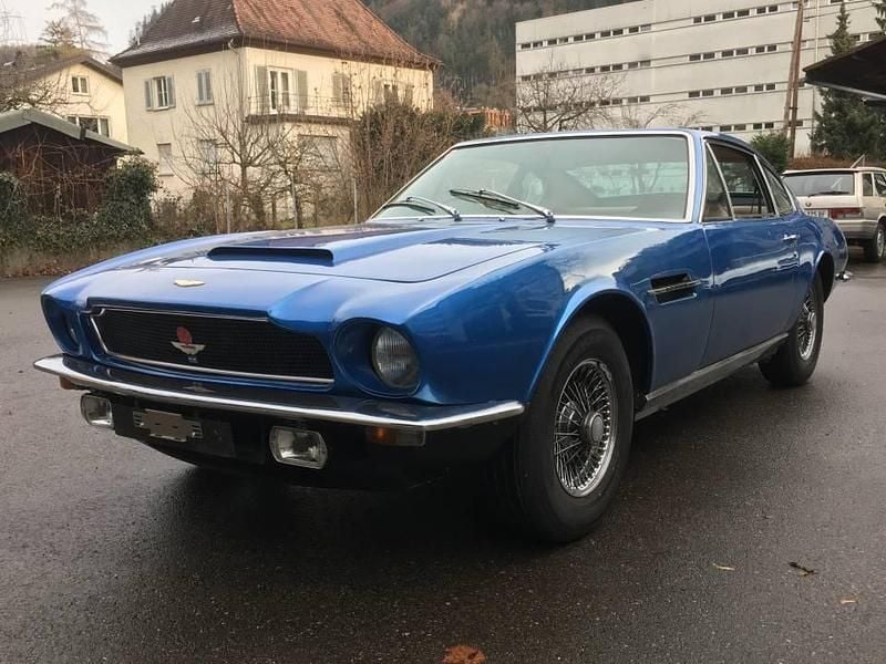 Blauwimperial blue metallic Gebruikt 1973 Aston Martin Vantage Coupé | € 125.000 - Afbeelding 1/4