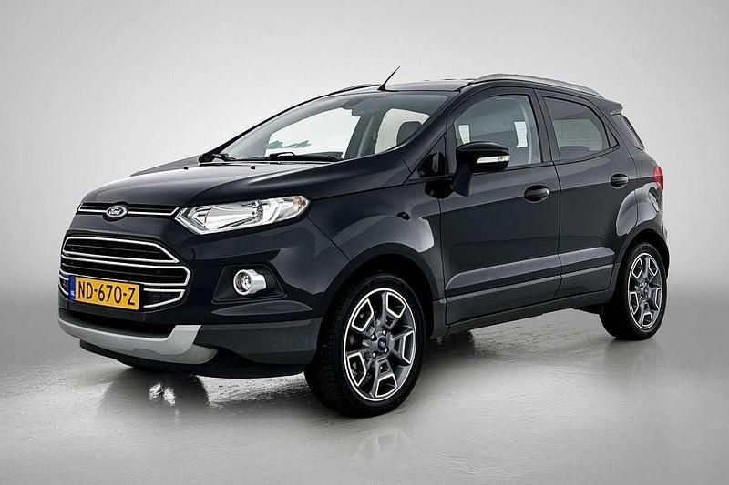 Zwart Gebruikt 2017 Ford Ecosport Titanium SUV | € 9.495 (Eerlijke prijs) - Afbeelding 1/4
