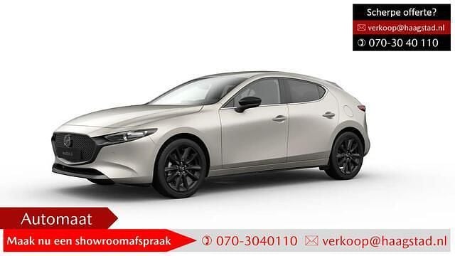 Beige Nieuw 2025 Mazda 3 Homura-Line Hatchback | € 32.690 (Goede deal) - Afbeelding 1/2