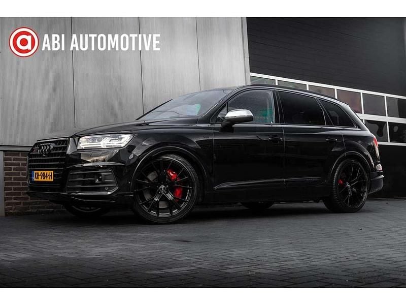 Zwart Gebruikt 2016 Audi SQ7 S-line plus SUV | € 46.945 - Afbeelding 1/4